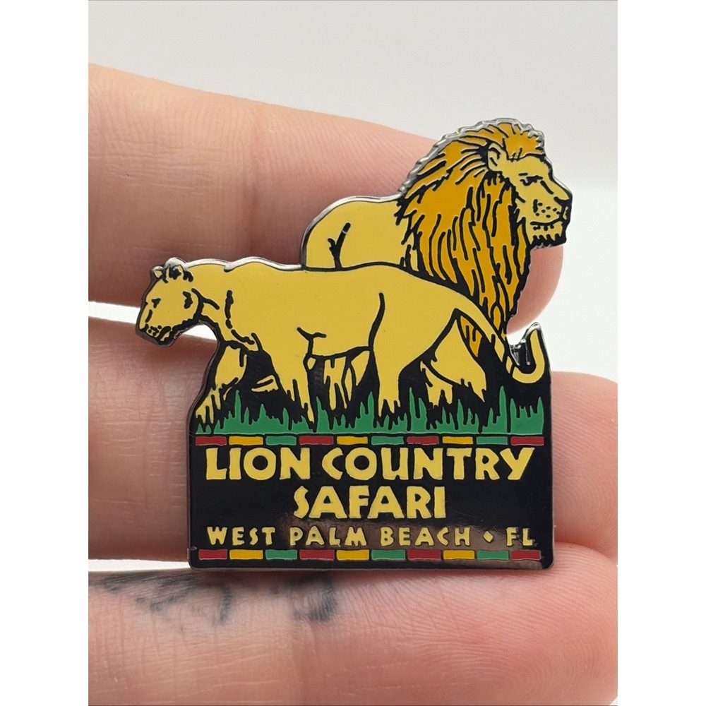 Lion Country Safari West Palm Beach Florida Lapel Hat Pin